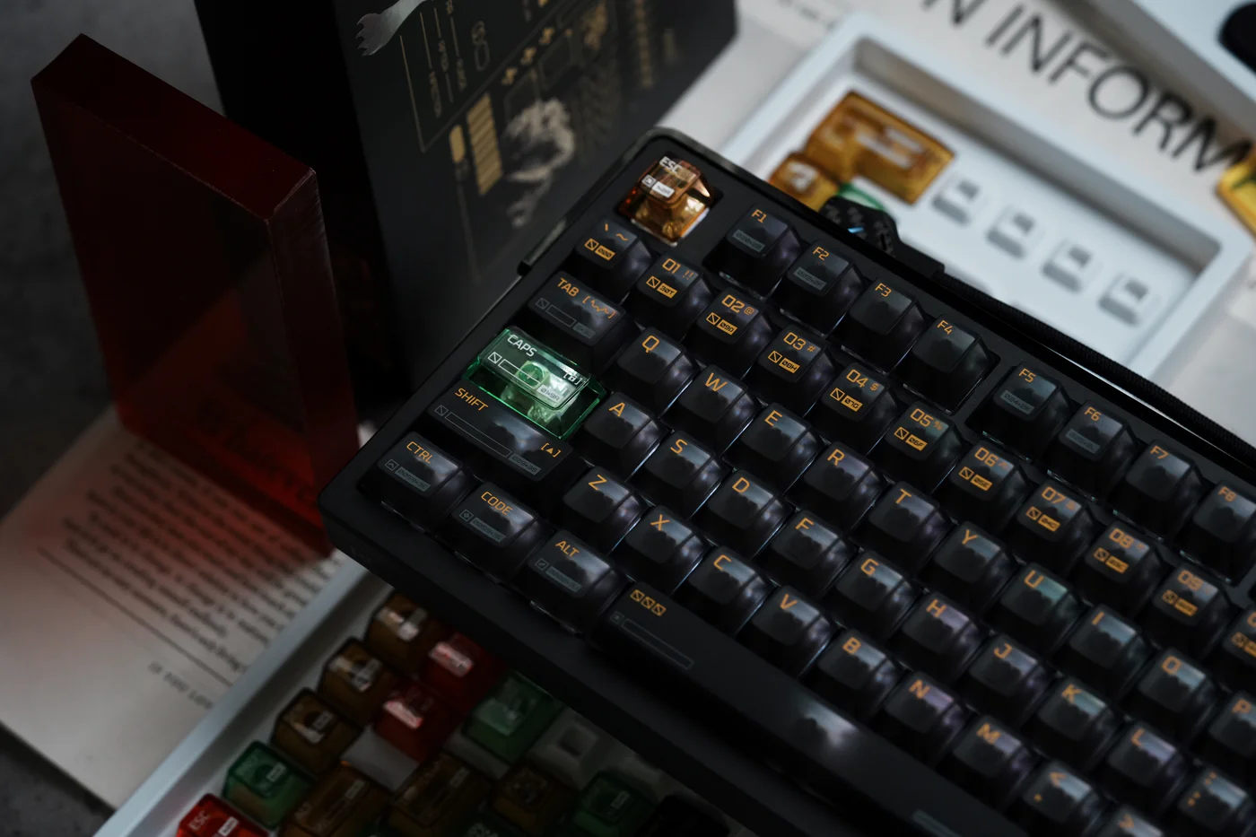 Alien Parasite PC Keycap Set - Cherry Profile for Wooting, ROG Azoth, Razer & Logitech G