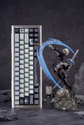 NieR: Automata Metallic PBT Keycap Set - 143 Keys Cherry Profile for Wooting, ROG Azoth, Razer & Logitech G