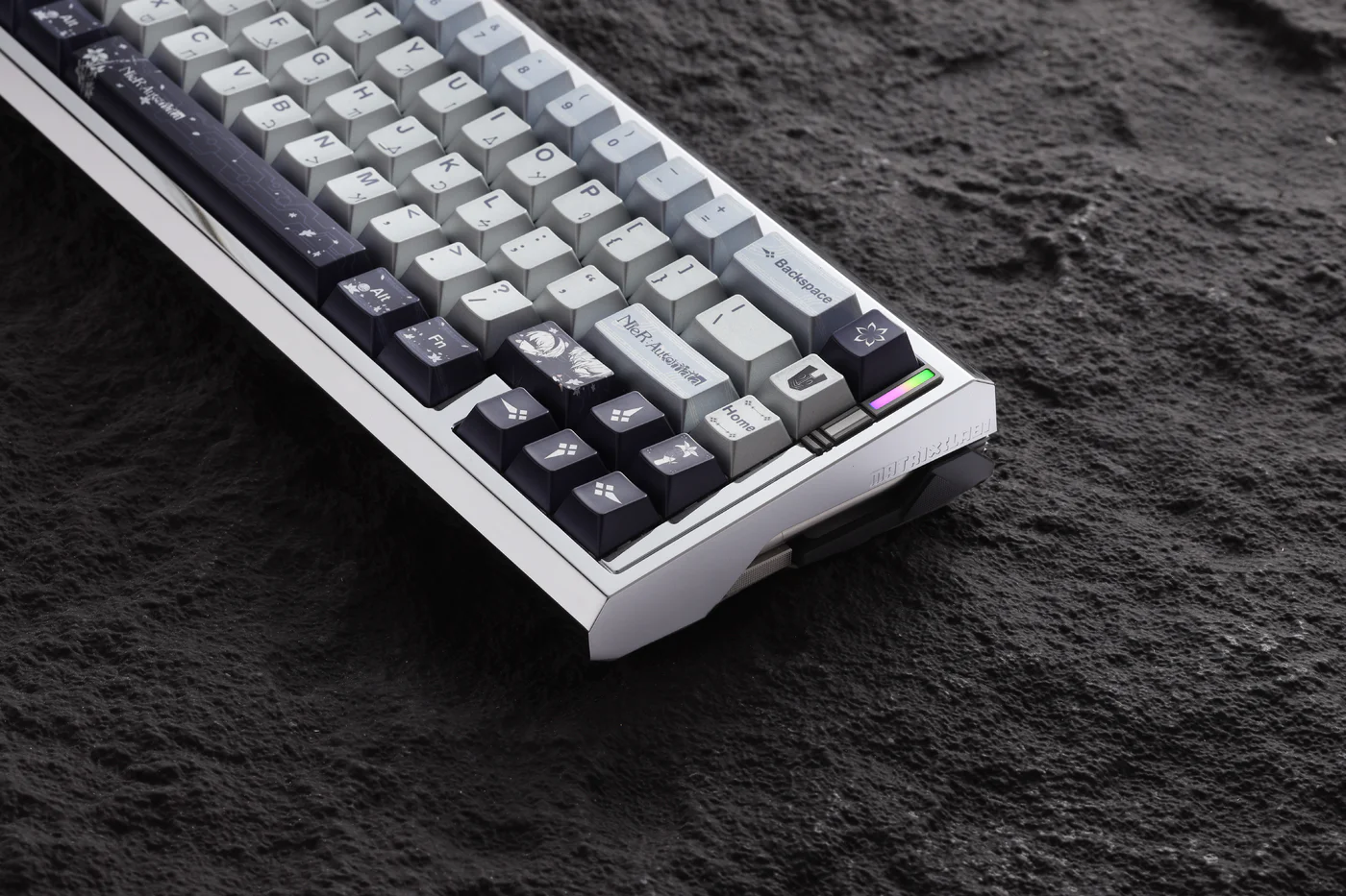 NieR: Automata Metallic PBT Keycap Set - 143 Keys Cherry Profile for Wooting, ROG Azoth, Razer & Logitech G