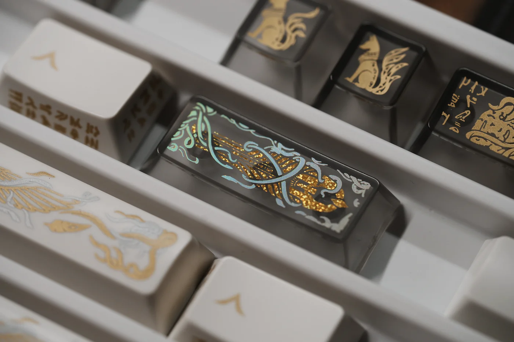 Corruption Elegy: Ancient Egyptian Cthulhu Keycap Set- Cherry Profile for Wooting, ROG Azoth, Razer & Logitech G