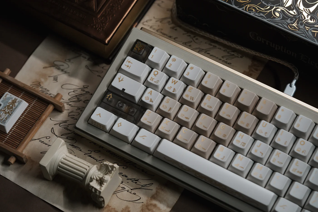 Corruption Elegy: Ancient Egyptian Cthulhu Keycap Set- Cherry Profile for Wooting, ROG Azoth, Razer & Logitech G