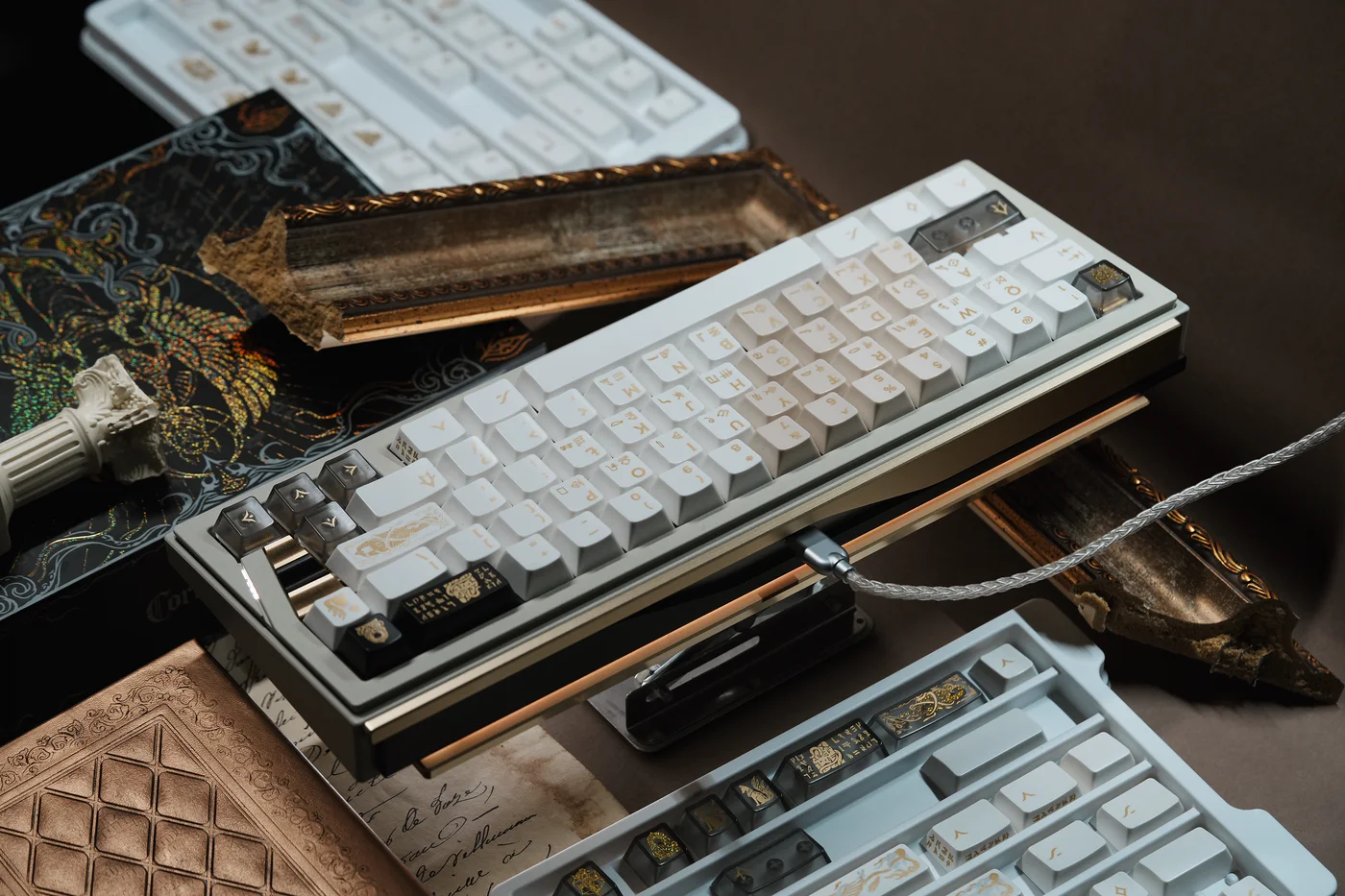 Corruption Elegy: Ancient Egyptian Cthulhu Keycap Set- Cherry Profile for Wooting, ROG Azoth, Razer & Logitech G