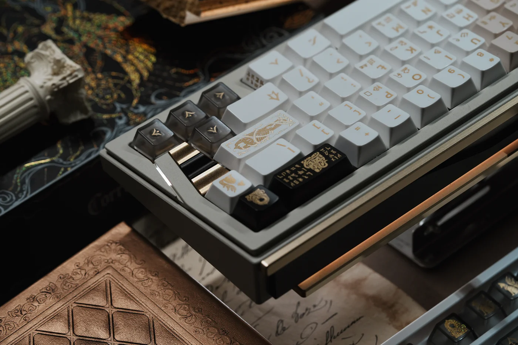 Corruption Elegy: Ancient Egyptian Cthulhu Keycap Set- Cherry Profile for Wooting, ROG Azoth, Razer & Logitech G
