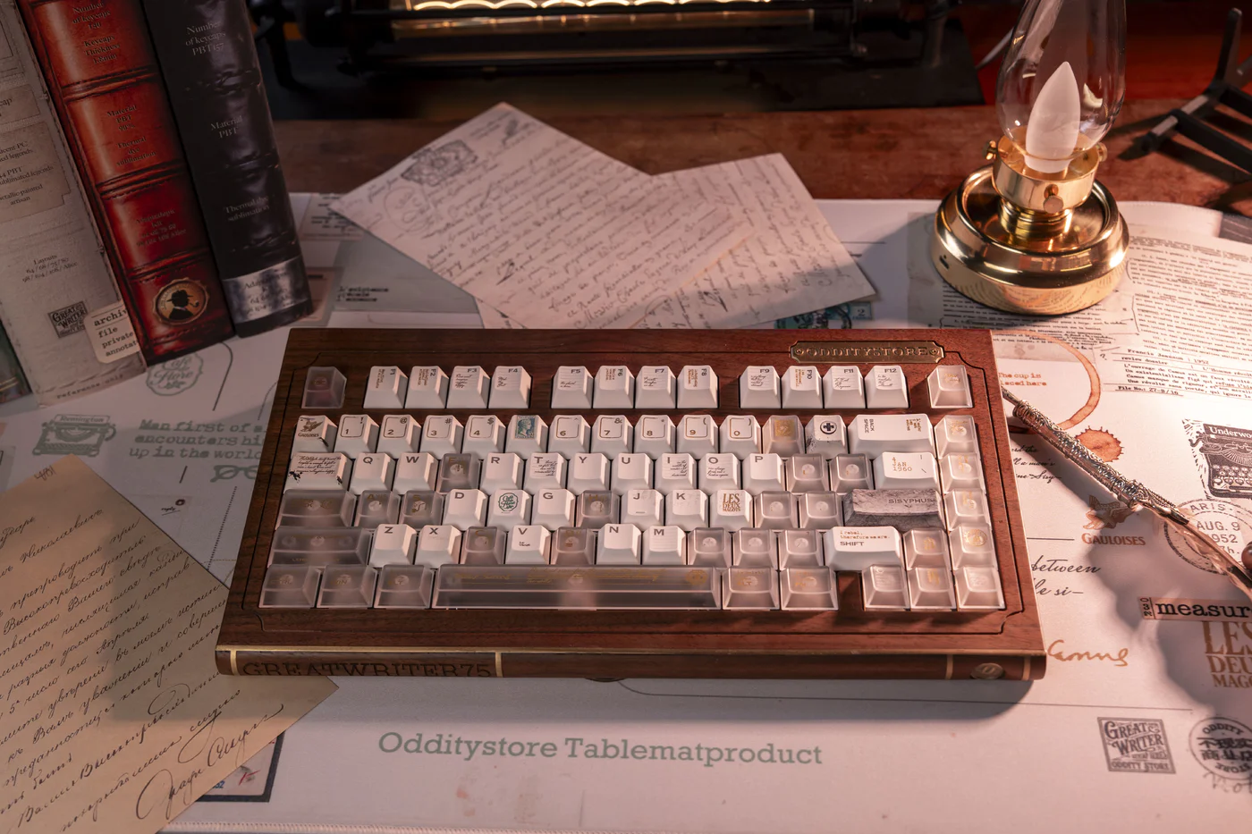 The breathing of being Camus & Sartre Keycap Set - Cherry Profile for Wooting, ROG Azoth, Razer & Logitech G