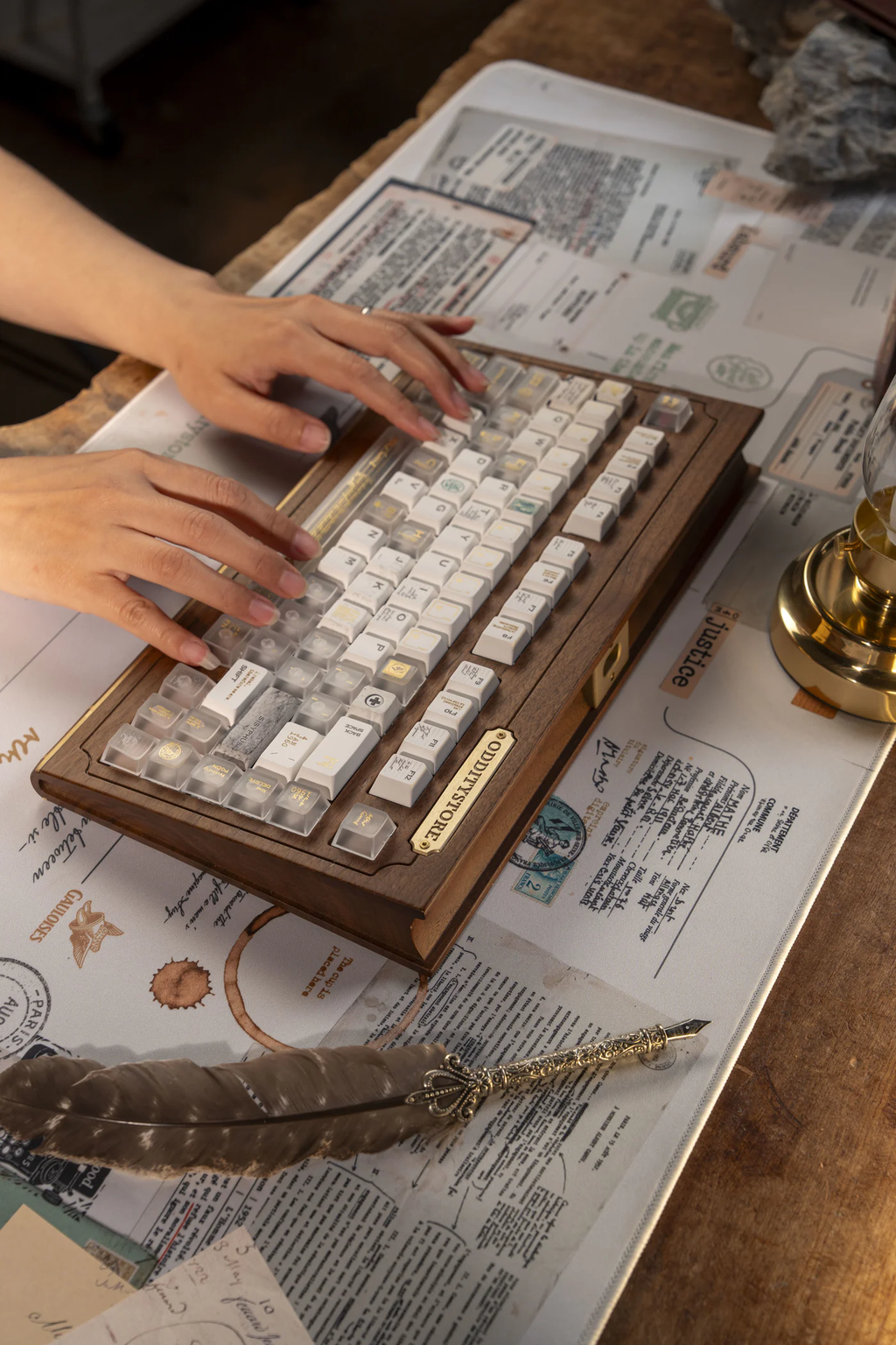 The breathing of being Camus & Sartre Keycap Set - Cherry Profile for Wooting, ROG Azoth, Razer & Logitech G