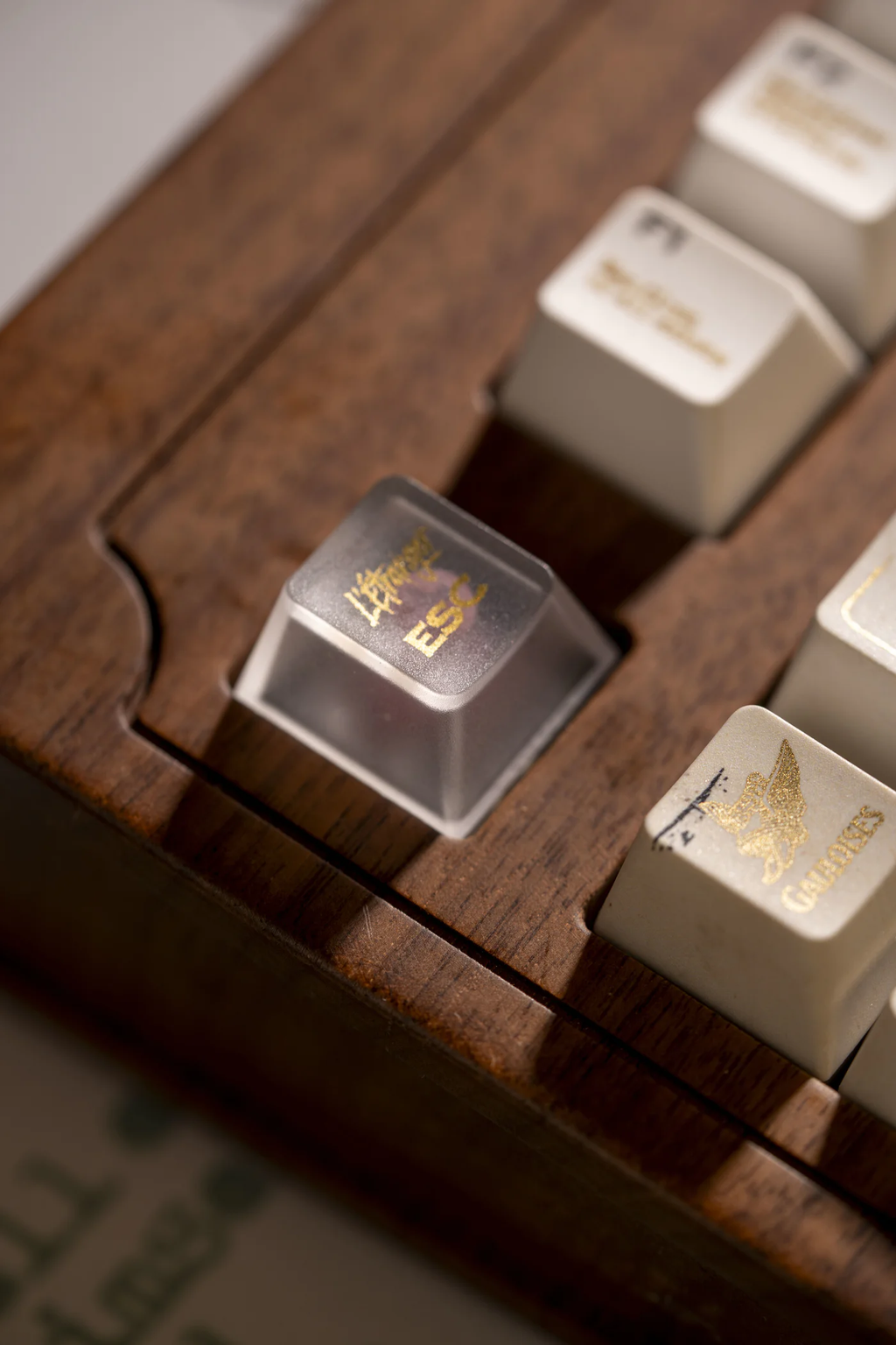 The breathing of being Camus & Sartre Keycap Set - Cherry Profile for Wooting, ROG Azoth, Razer & Logitech G