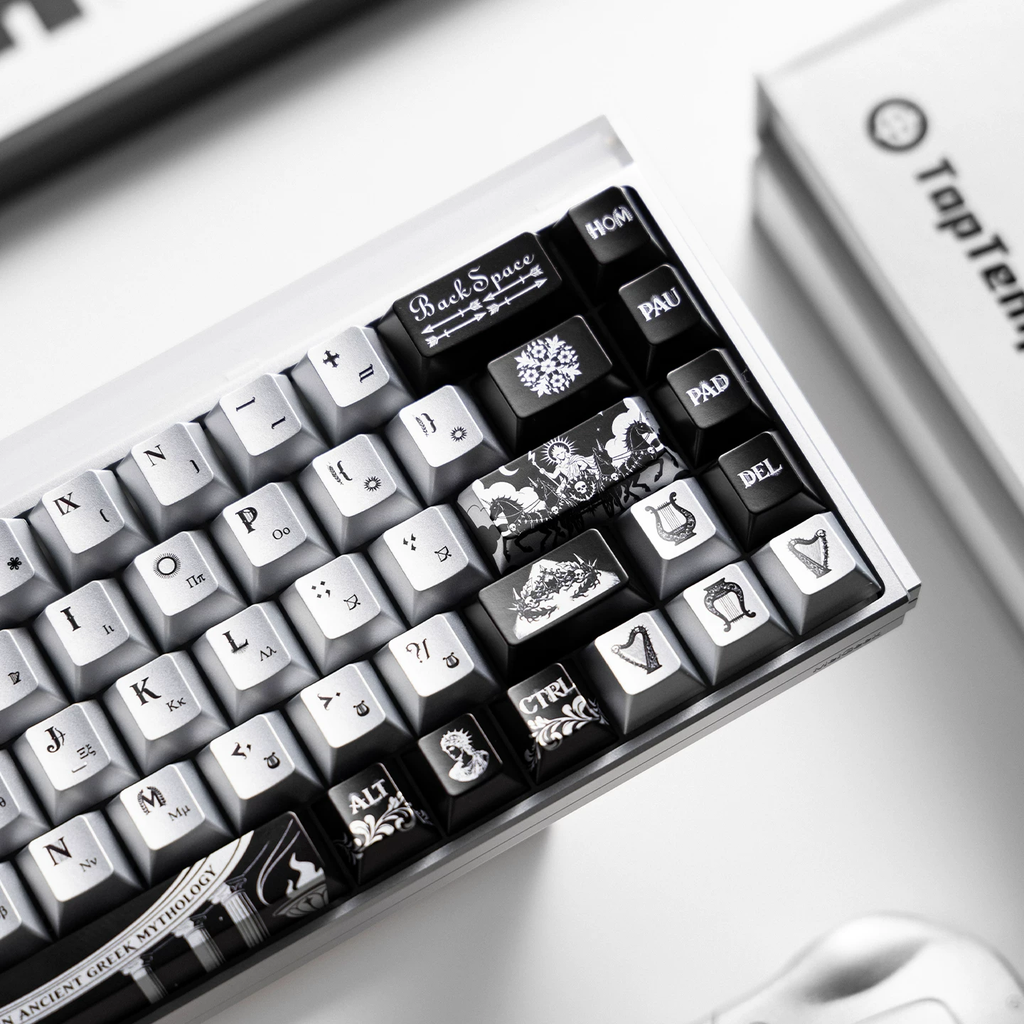 Apollo: God of the Sun PBT Metallic Keycap Set - 159 KeysCherry Profile for Wooting, ROG Azoth, Razer & Logitech G