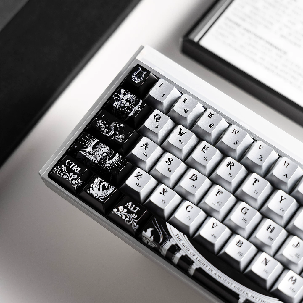Apollo: God of the Sun PBT Metallic Keycap Set - 159 KeysCherry Profile for Wooting, ROG Azoth, Razer & Logitech G