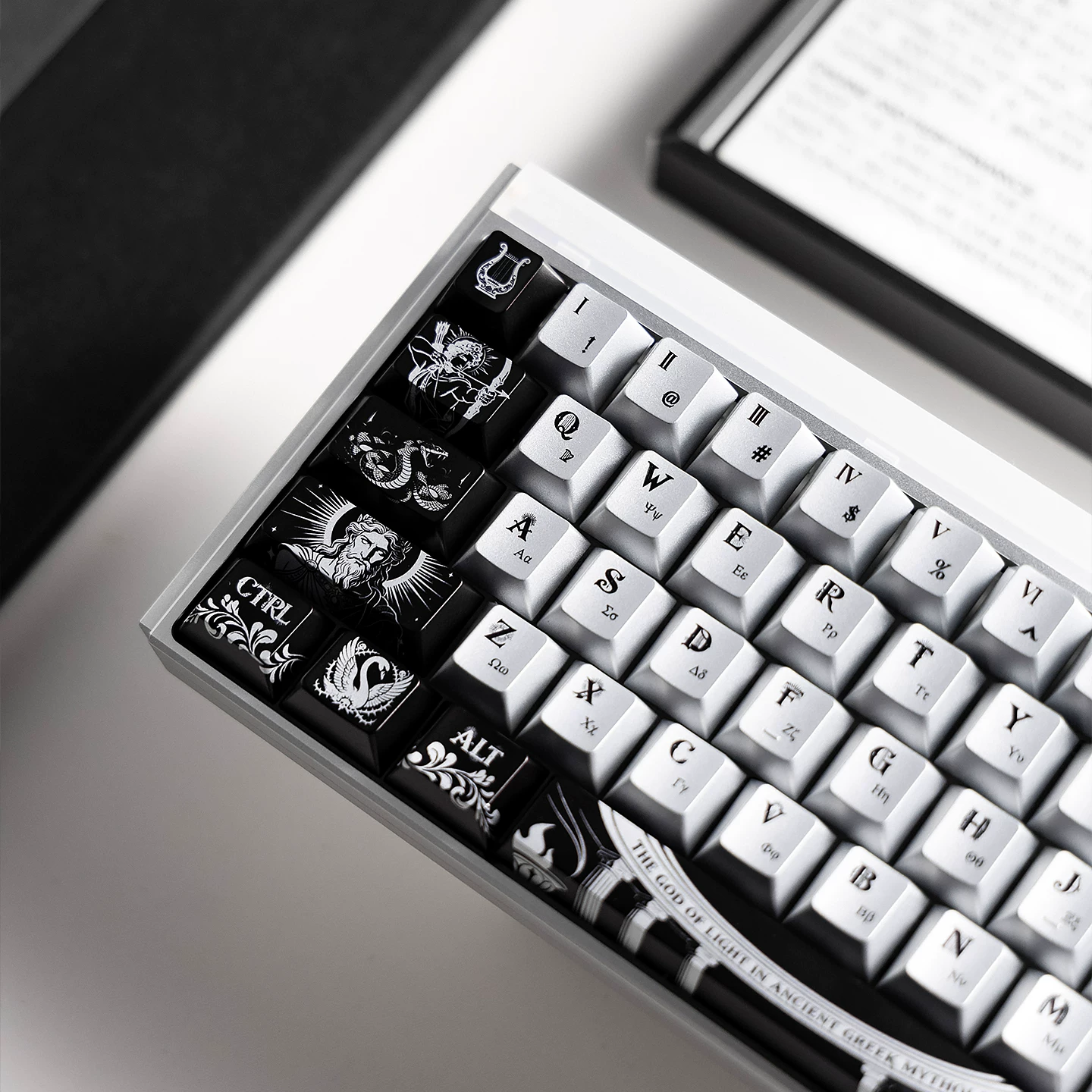 Apollo: God of the Sun PBT Metallic Keycap Set - 159 KeysCherry Profile for Wooting, ROG Azoth, Razer & Logitech G