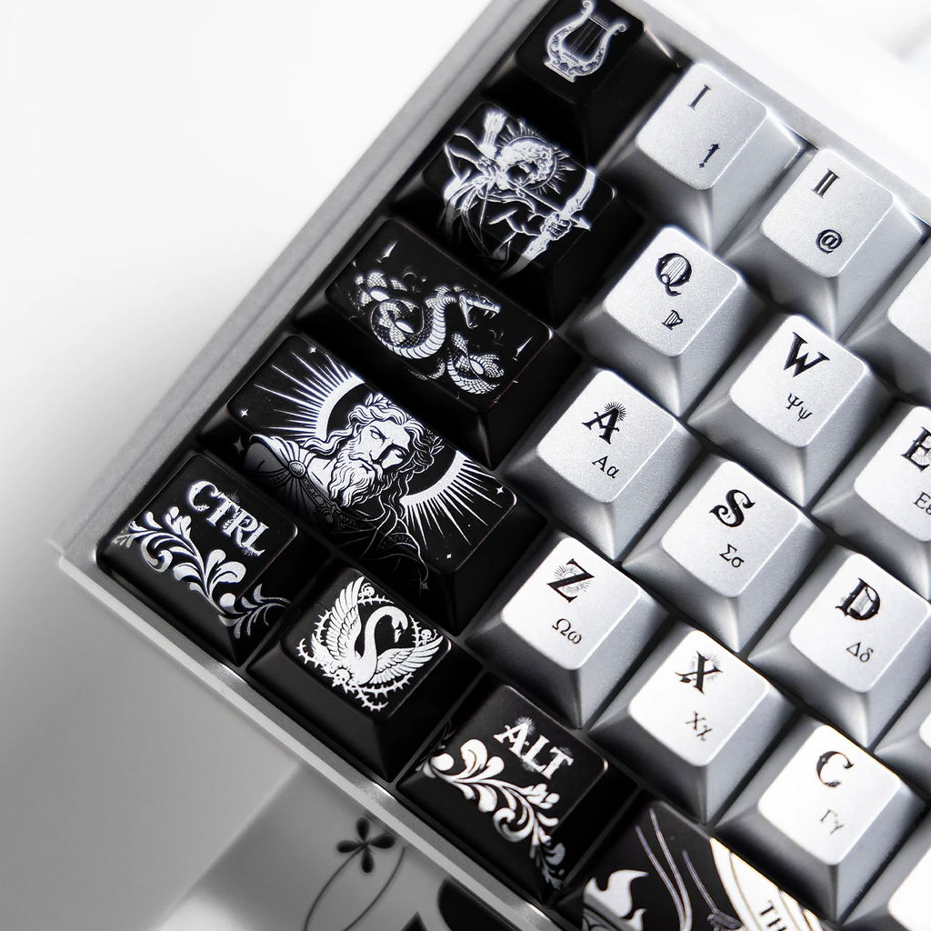 Apollo: God of the Sun PBT Metallic Keycap Set - 159 KeysCherry Profile for Wooting, ROG Azoth, Razer & Logitech G