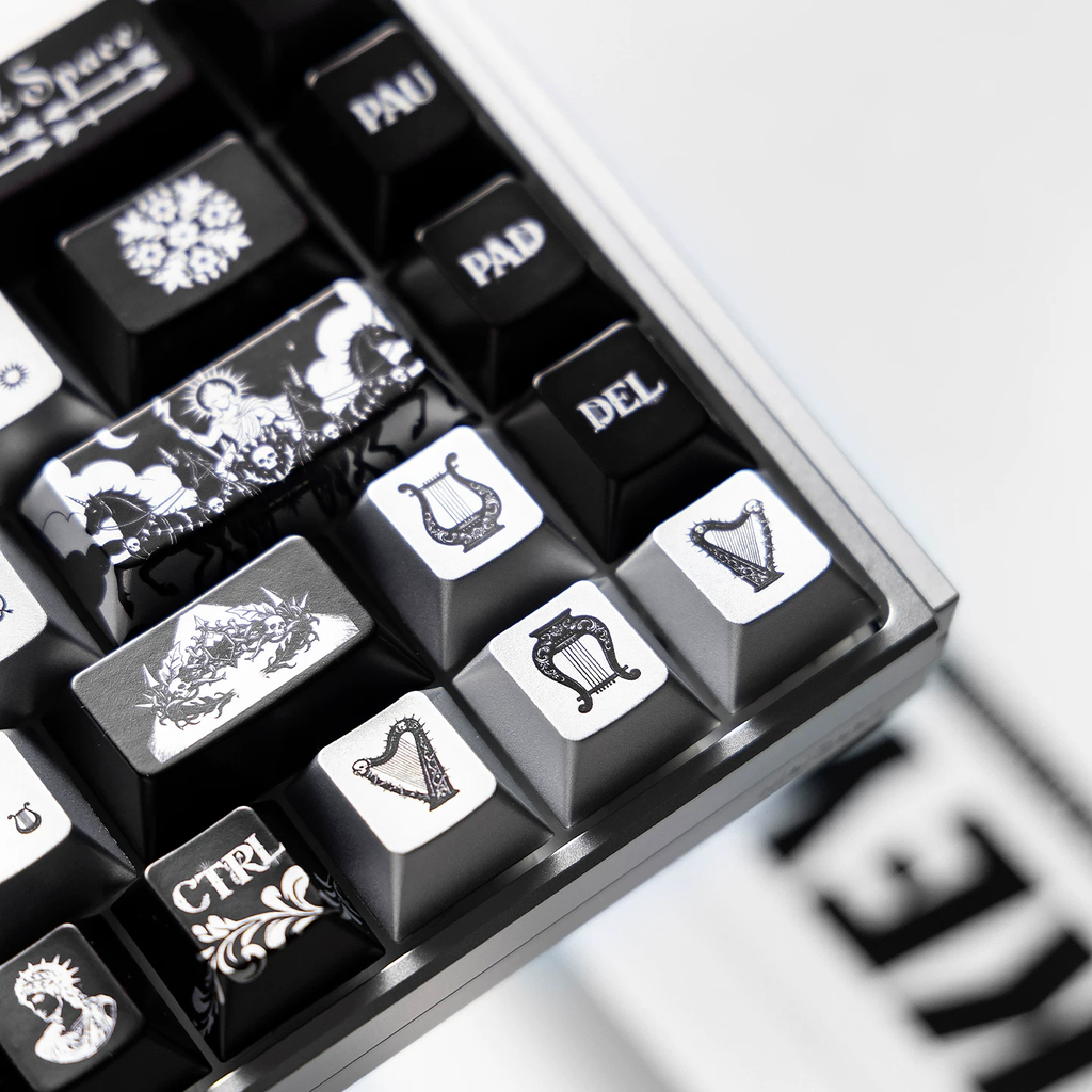 Apollo: God of the Sun PBT Metallic Keycap Set - 159 KeysCherry Profile for Wooting, ROG Azoth, Razer & Logitech G
