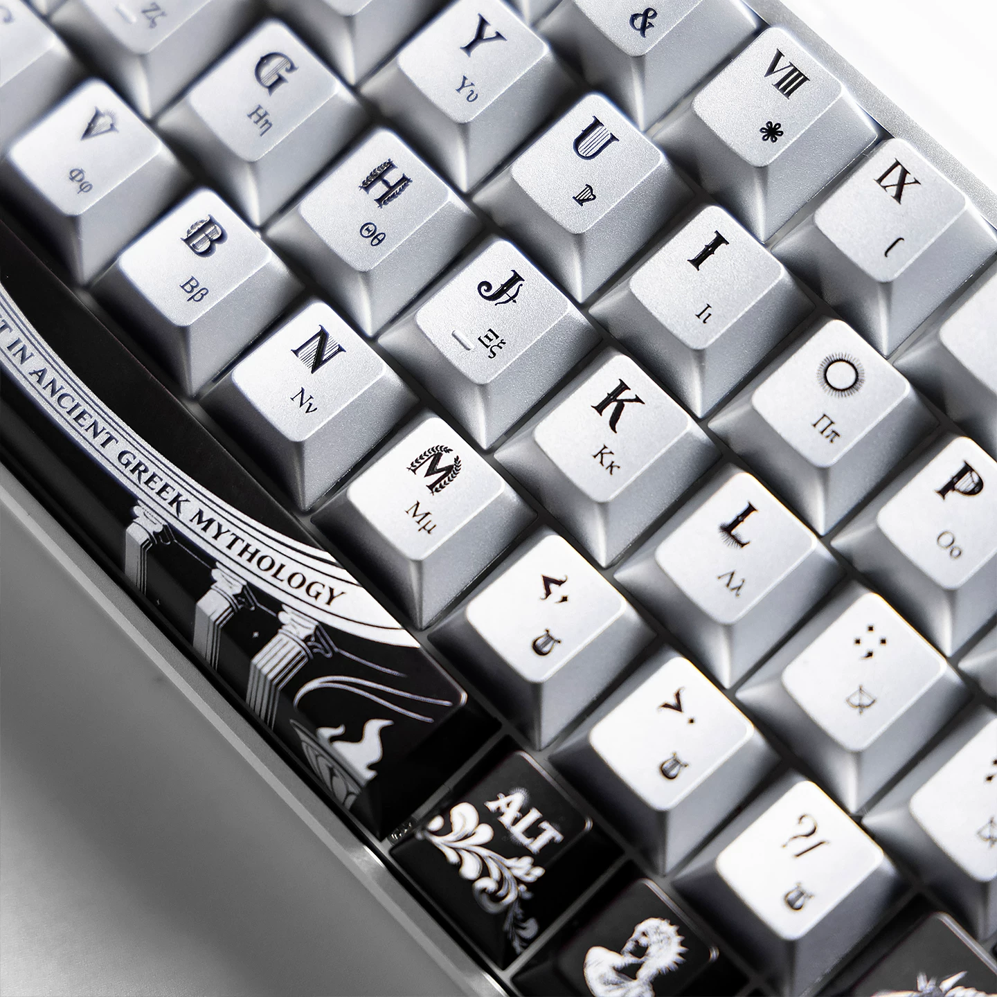 Apollo: God of the Sun PBT Metallic Keycap Set - 159 KeysCherry Profile for Wooting, ROG Azoth, Razer & Logitech G