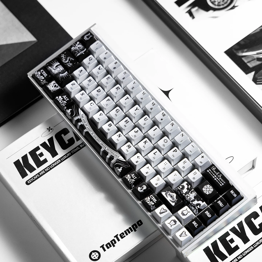 Apollo: God of the Sun PBT Metallic Keycap Set - 159 KeysCherry Profile for Wooting, ROG Azoth, Razer & Logitech G