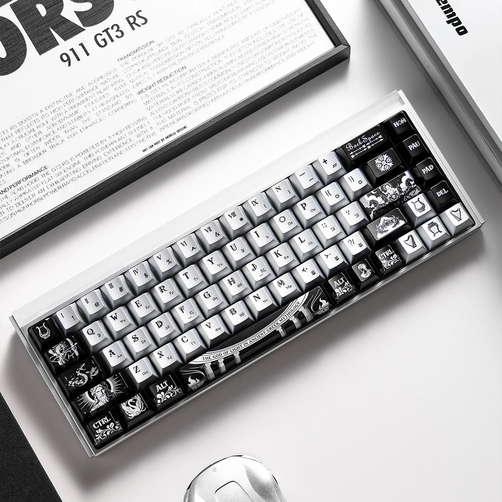 Apollo: God of the Sun PBT Metallic Keycap Set - 159 KeysCherry Profile for Wooting, ROG Azoth, Razer & Logitech G