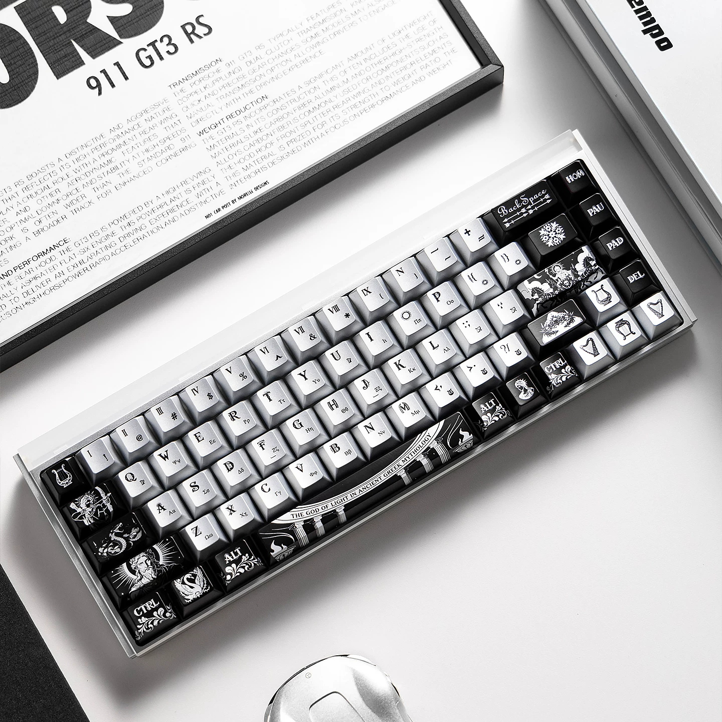 Apollo: God of the Sun PBT Metallic Keycap Set - 159 KeysCherry Profile for Wooting, ROG Azoth, Razer & Logitech G