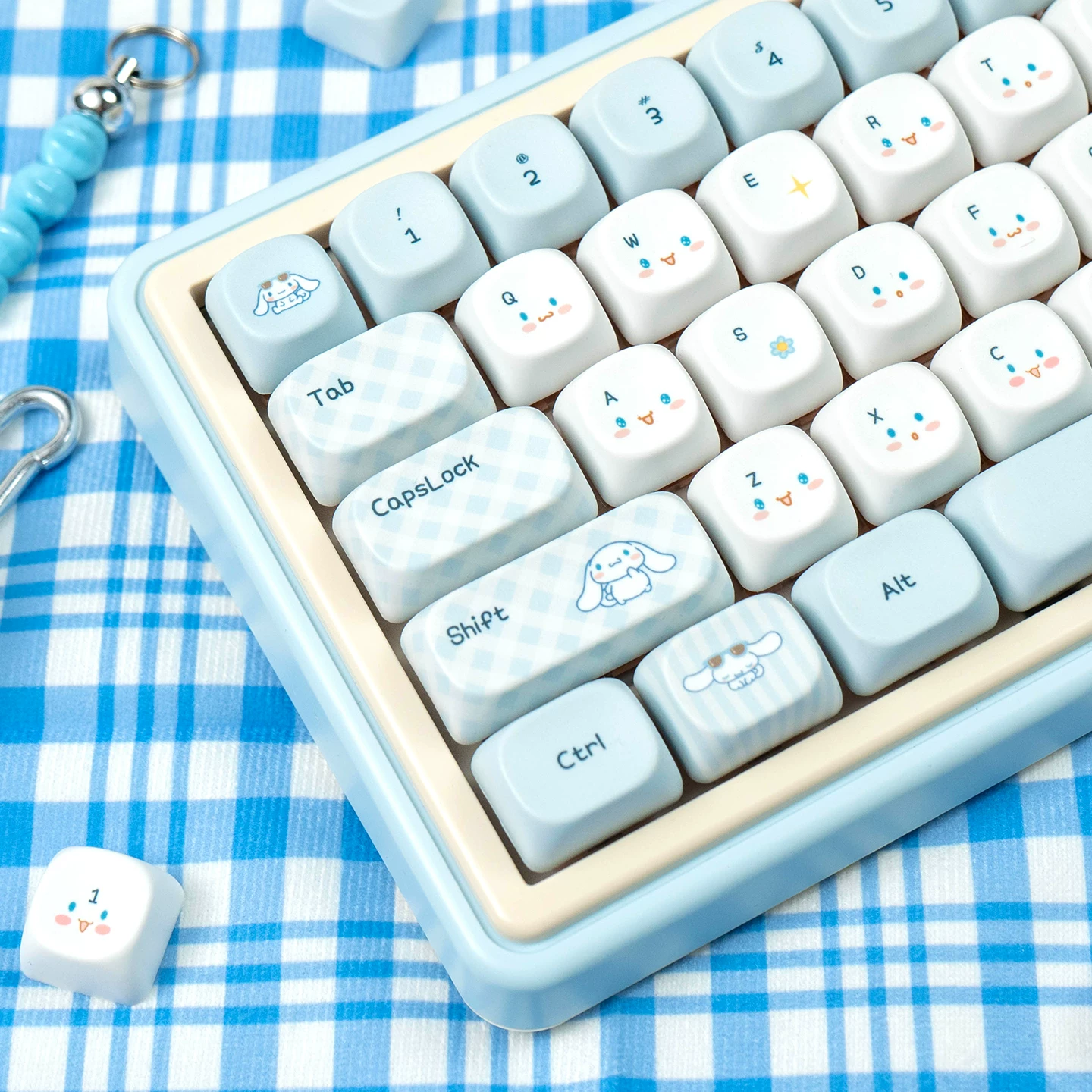 Cinnamoroll PBT Keycap Set - Cherry / MOA Profile for Wooting, ROG Azoth, Razer & Logitech G