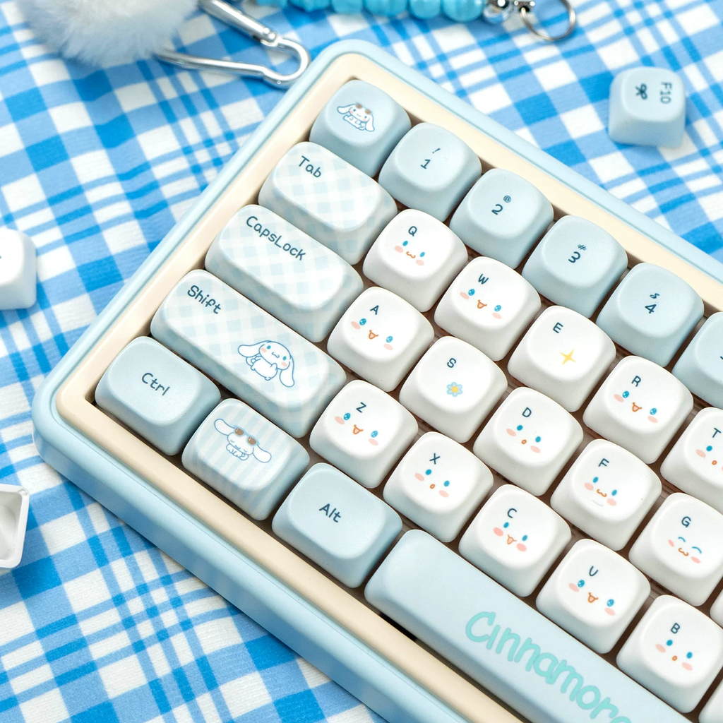 Cinnamoroll PBT Keycap Set - Cherry / MOA Profile for Wooting, ROG Azoth, Razer & Logitech G