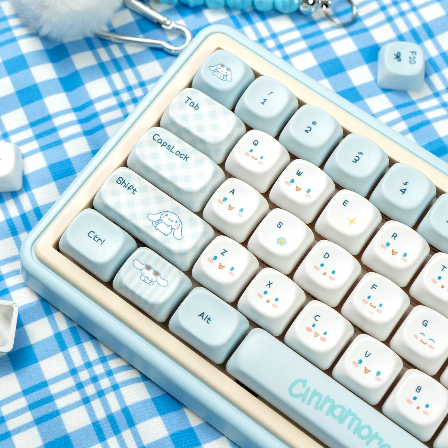 Cinnamoroll PBT Keycap Set - Cherry / MOA Profile for Wooting, ROG Azoth, Razer & Logitech G