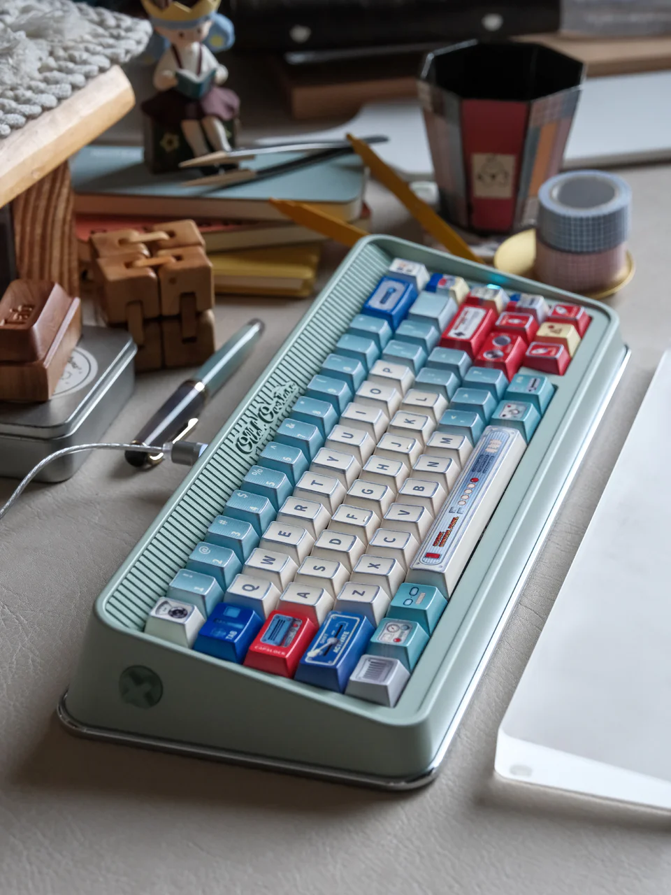 Tin COSMOS PBT Keycap Set - Cherry Profile for Wooting, ROG Azoth, Razer & Logitech G