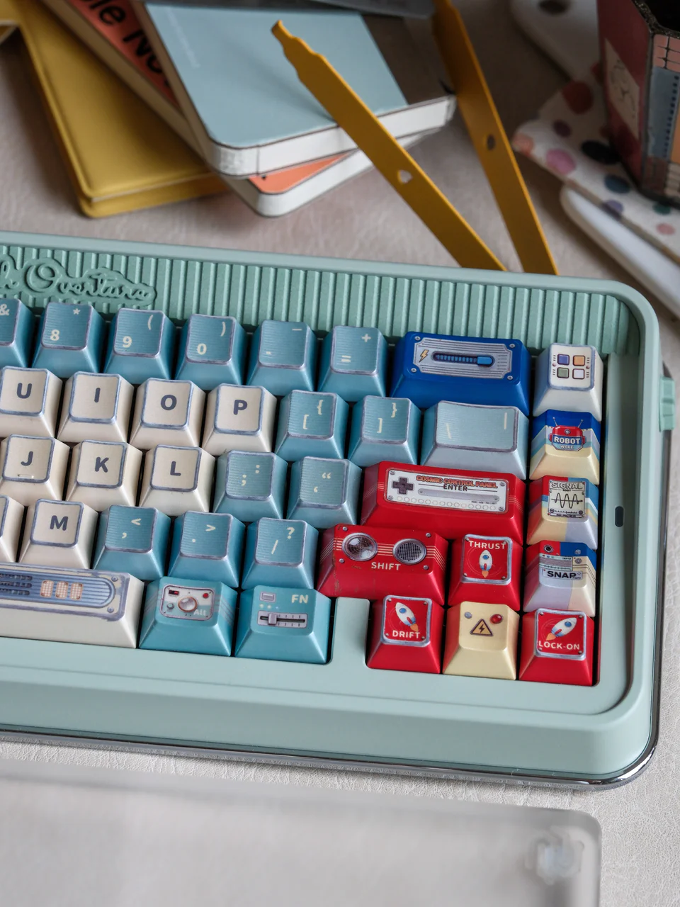 Tin COSMOS PBT Keycap Set - Cherry Profile for Wooting, ROG Azoth, Razer & Logitech G