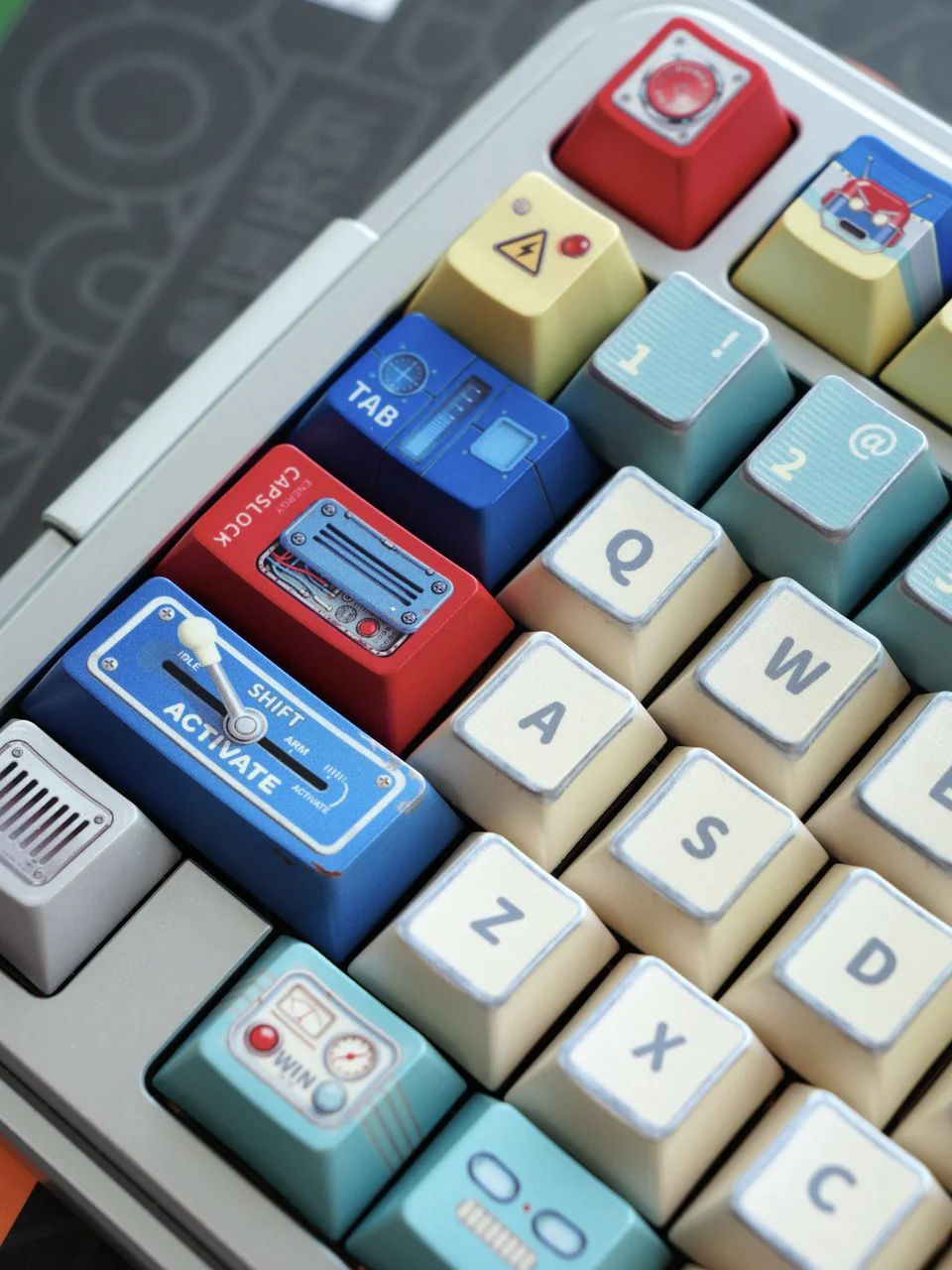 Tin COSMOS PBT Keycap Set - Cherry Profile for Wooting, ROG Azoth, Razer & Logitech G