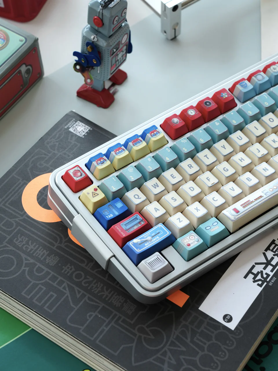 Tin COSMOS PBT Keycap Set - Cherry Profile for Wooting, ROG Azoth, Razer & Logitech G