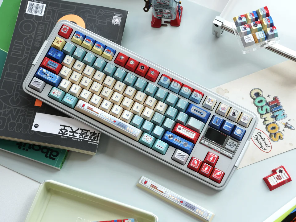 Tin COSMOS PBT Keycap Set - Cherry Profile for Wooting, ROG Azoth, Razer & Logitech G