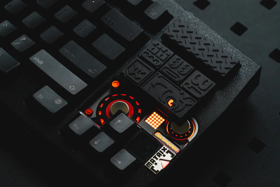 "EMOTION" CNC Aluminum Artisan Keycap Set (6-Piece) - Cherry Profile