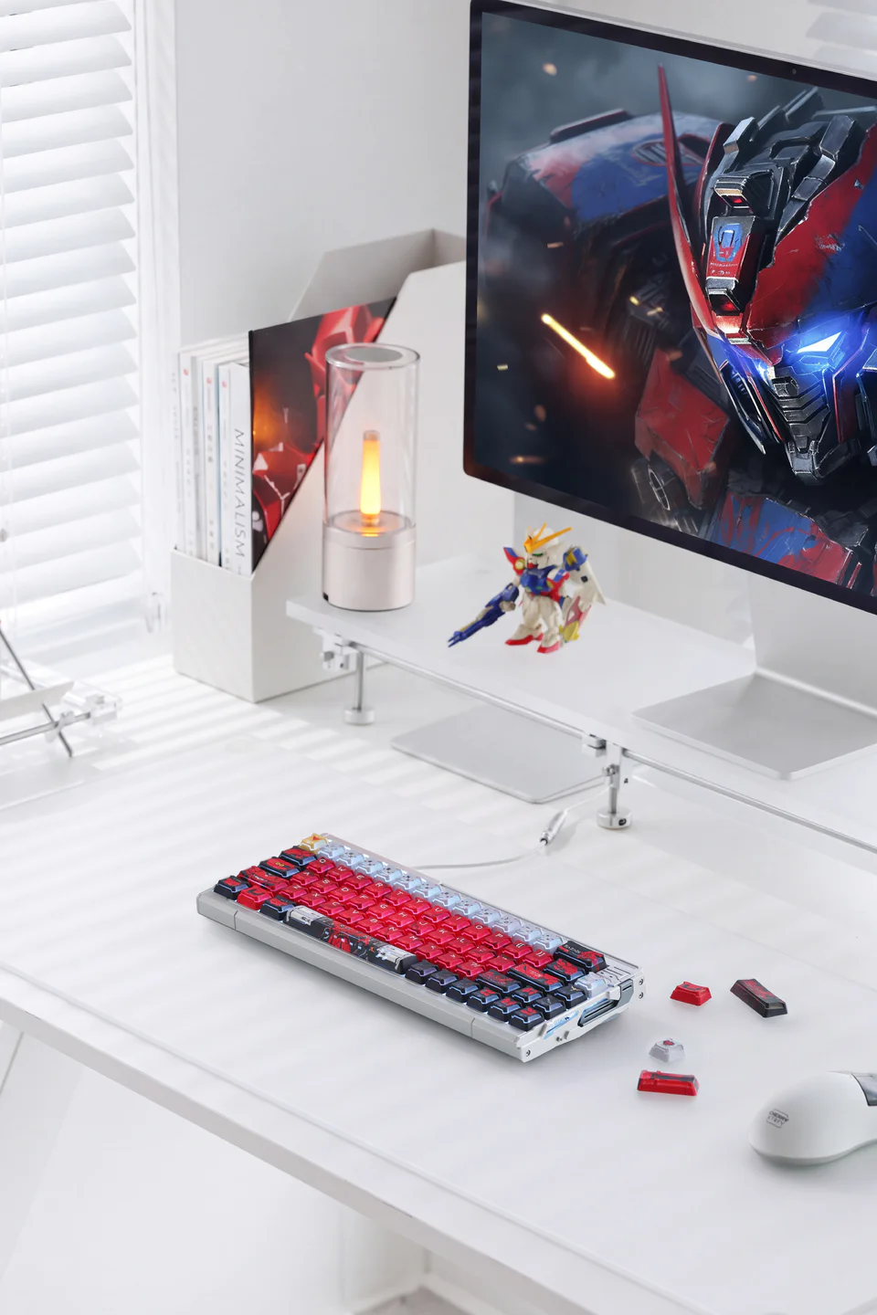 MSN-04 Sazabi PBT Keycap Set - Cherry & KCA Profile for Wooting, ROG Azoth, Razer & Logitech G