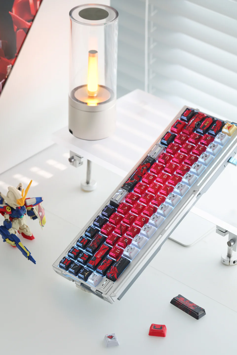 MSN-04 Sazabi PBT Keycap Set - Cherry & KCA Profile for Wooting, ROG Azoth, Razer & Logitech G
