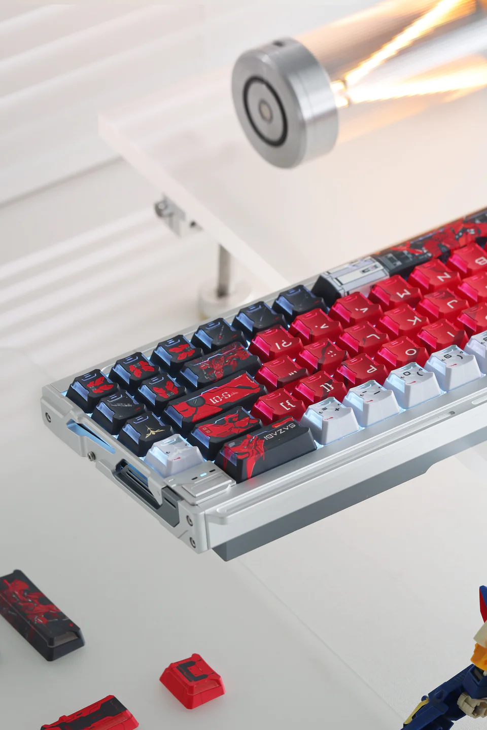 MSN-04 Sazabi PBT Keycap Set - Cherry & KCA Profile for Wooting, ROG Azoth, Razer & Logitech G