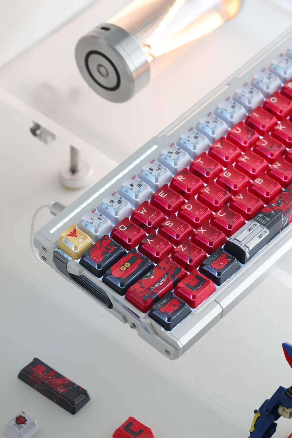 MSN-04 Sazabi PBT Keycap Set - Cherry & KCA Profile for Wooting, ROG Azoth, Razer & Logitech G