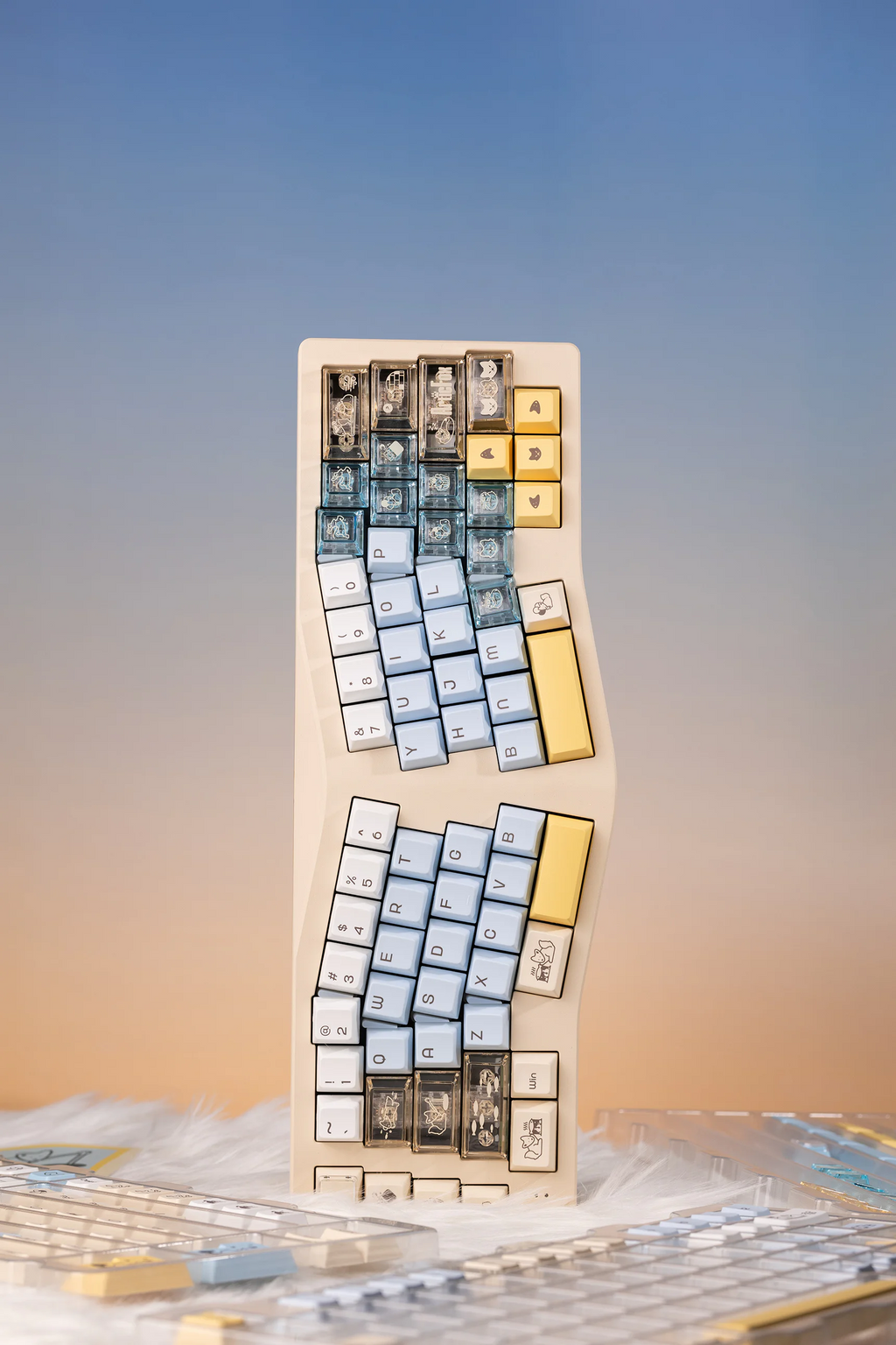 Artic Fox | Cherry Profile | PBT+PC Keycap Set