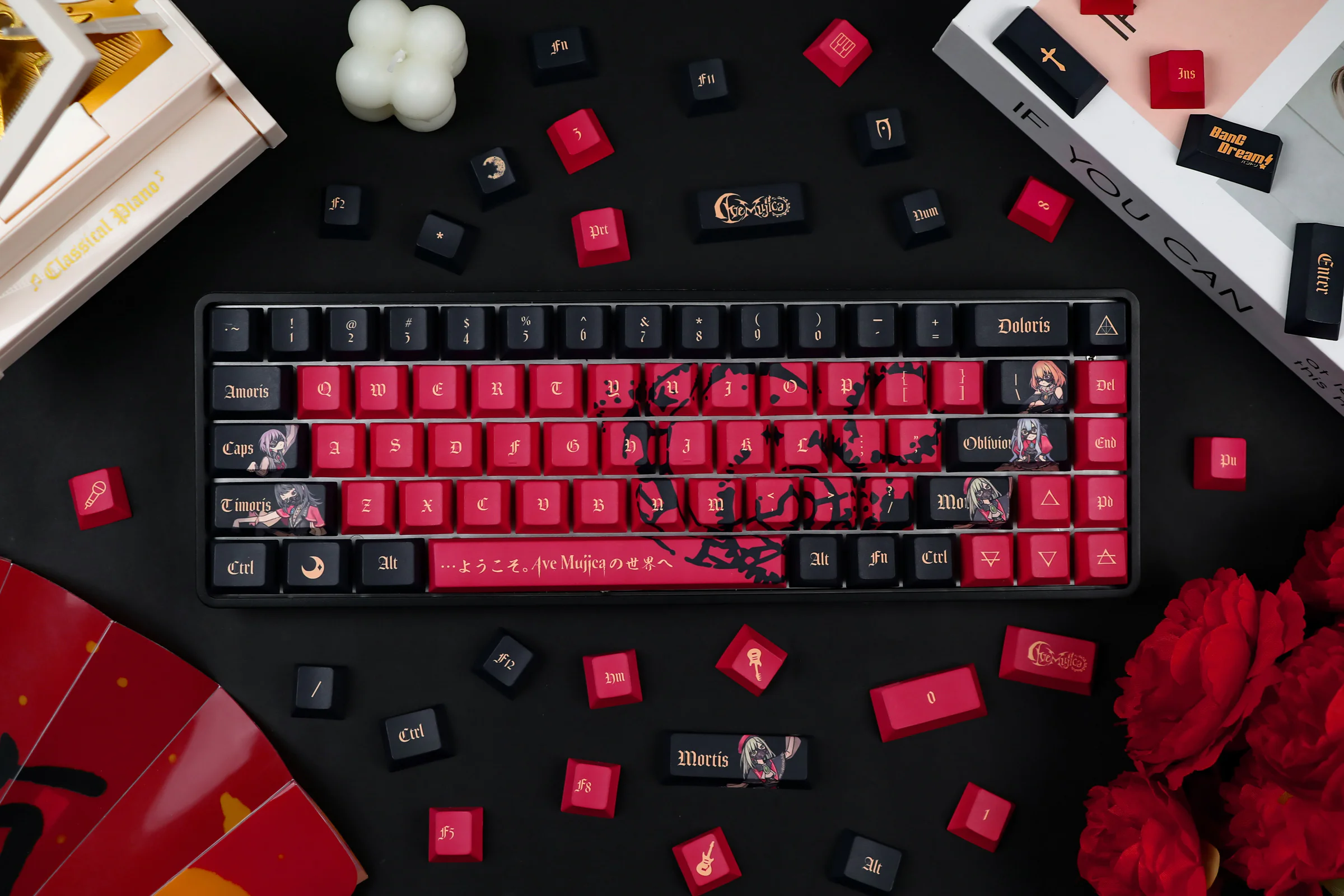 AveMujica | Cherry Profile | PBT Keycap Set