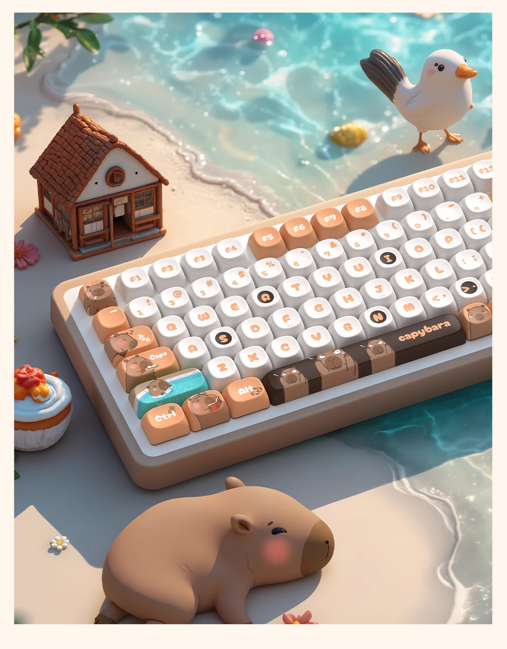 Capybara | MOA Profile | PBT Keycap Set