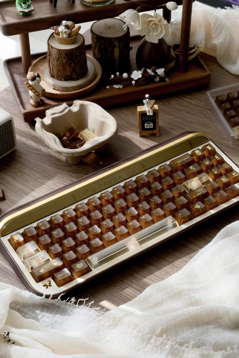 Coffee House | Cherry Profile | PC Frosted Keycaps Set