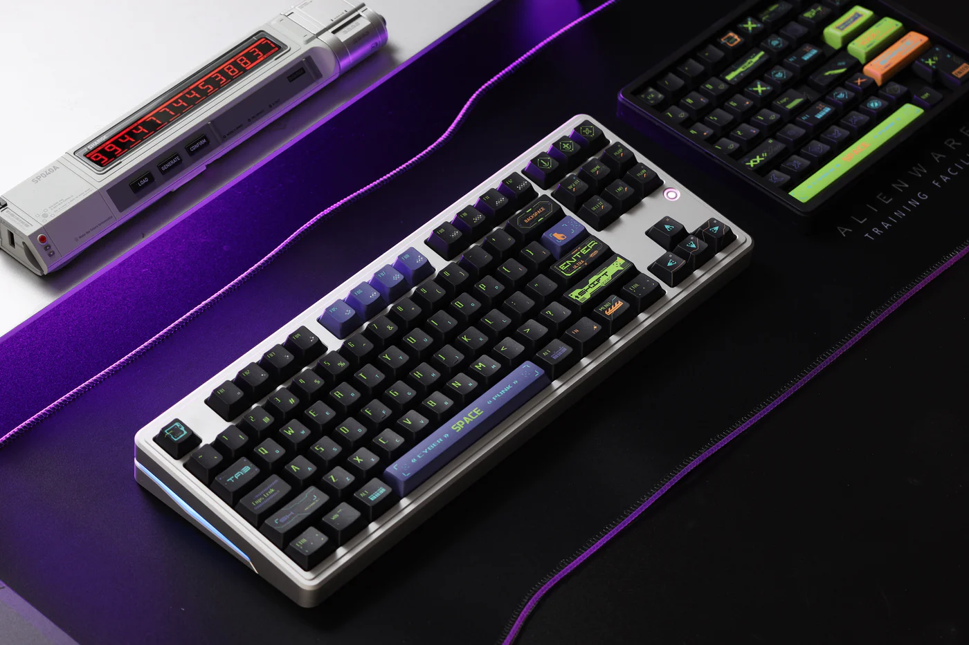 Cyberpunk – Dark Tide Pulse | Cherry Profile | Custom PBT Keycap Set