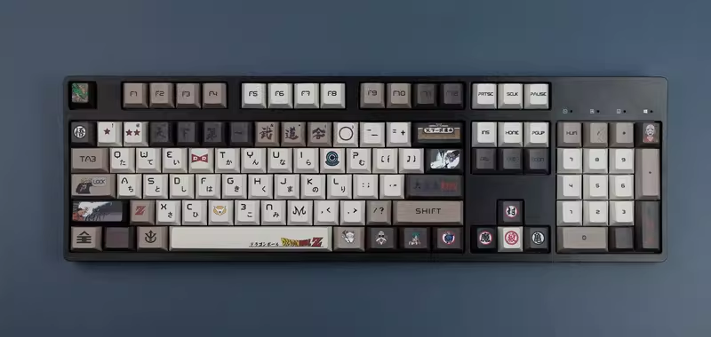 Dragon Ball Theme | Cherry Profile | PBT Keycap Set