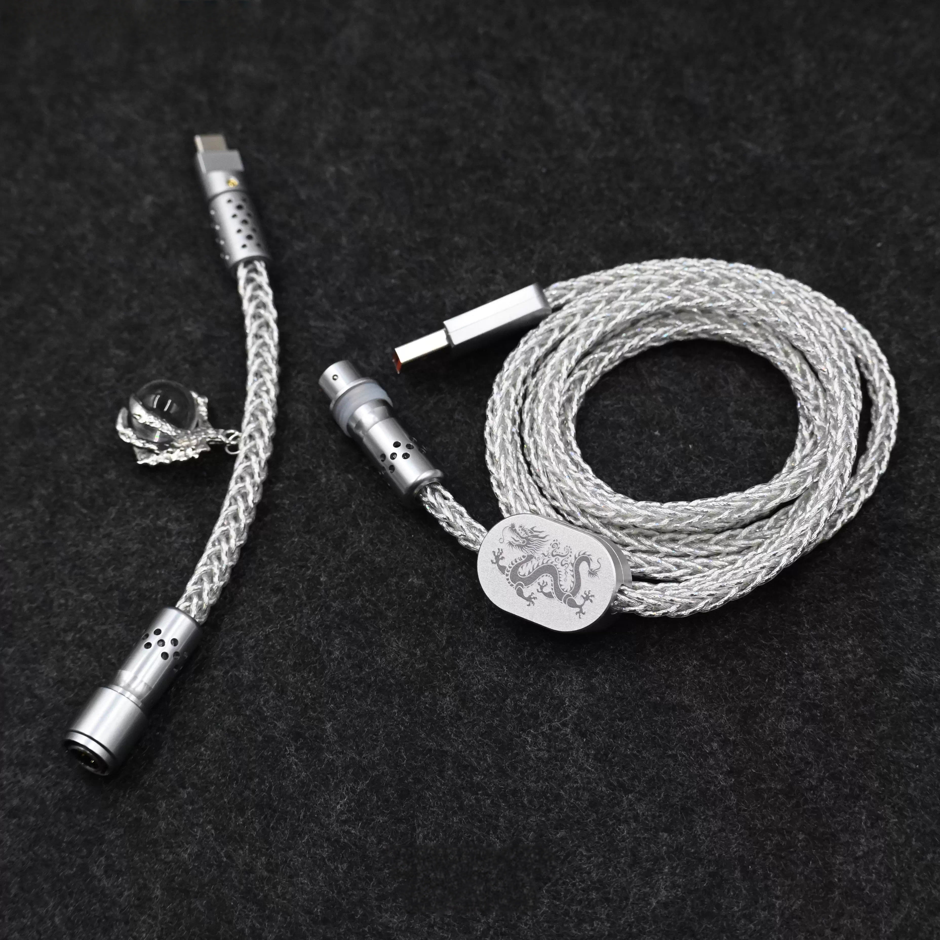 Dragon Theme Cable | Single Crystal Copper | USB - Type-C