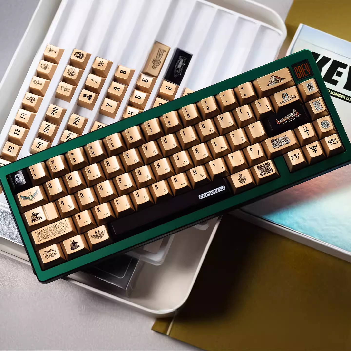 Egyp Theme | Cherry Profile | PBT Keycaps Set