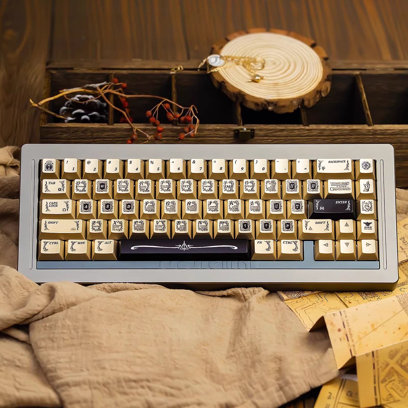 Fantastic Beasts | Cherry Profile | PBT Keycaps Set