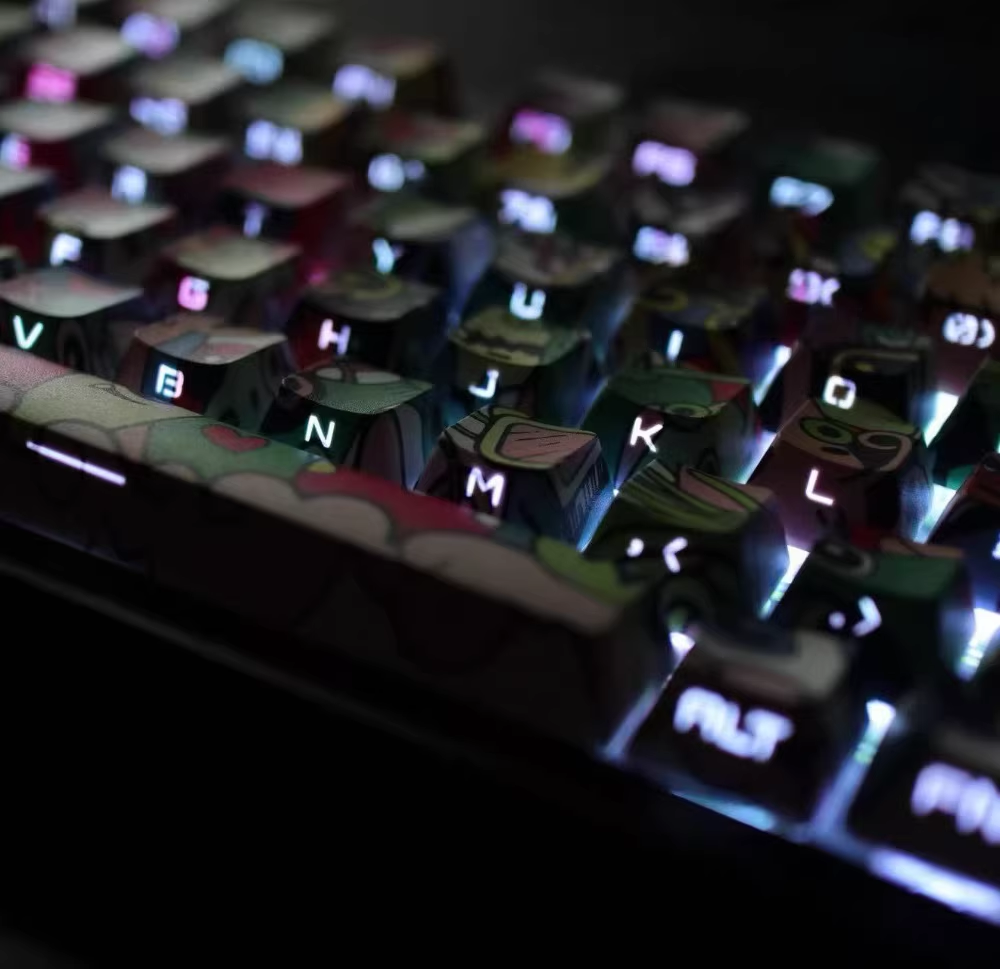 Graffiti Dopamine Style | OEM Profile | PBT Keycap Set