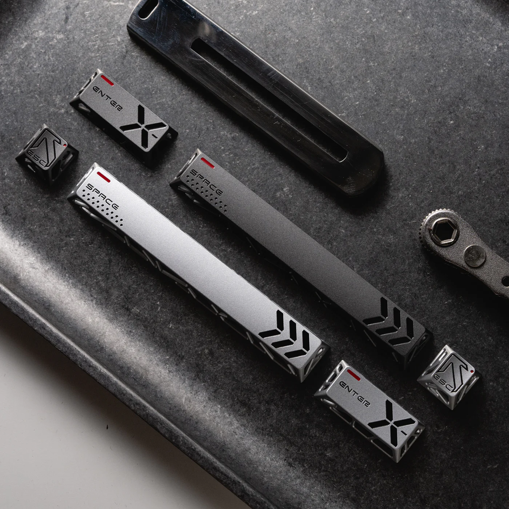 Hollow Star Metal Keycaps | CNC | ESC / Space / Enter 3 Keys Only