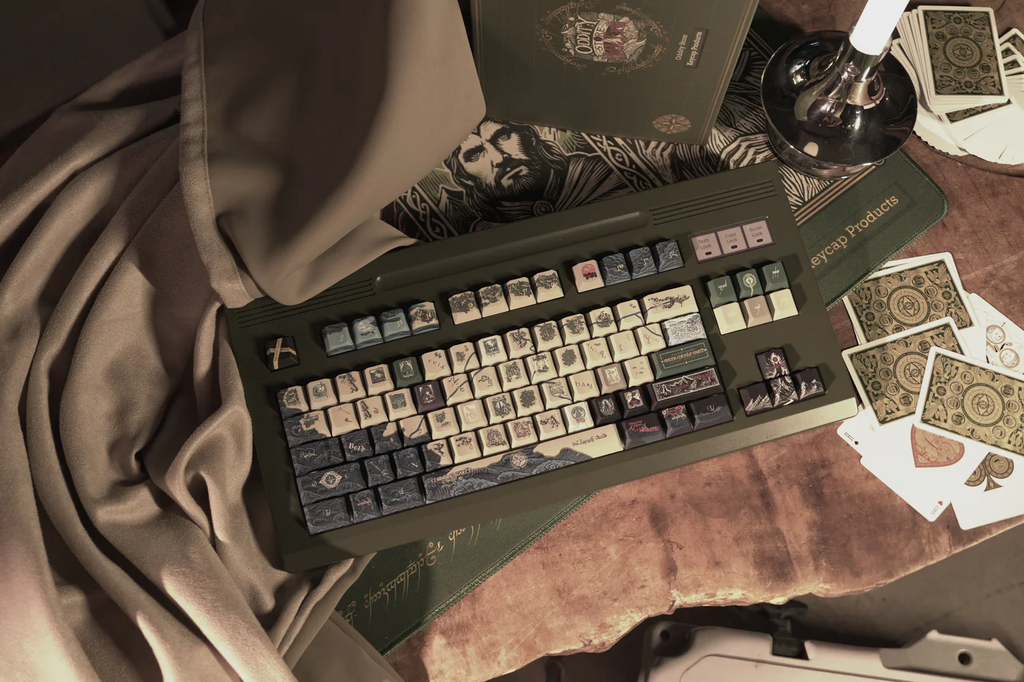 Middle-Earth Map (Lord of the Rings)| Cherry Profile | PBT Keycap Set