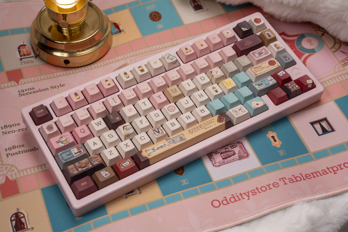 The Grand Budapest Hotel – Time Escape | Cherry Profile | PBT Keycap Set