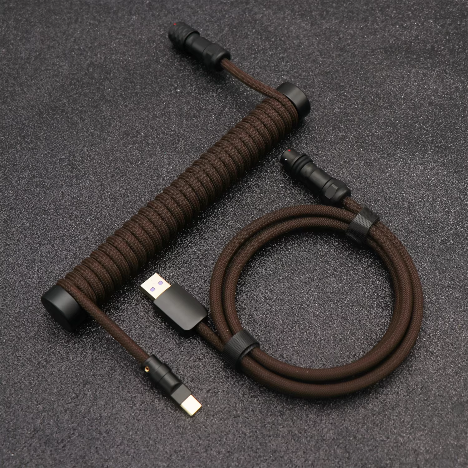 High-Quality Coiled Keyboard Cable| Support 8K polling rate